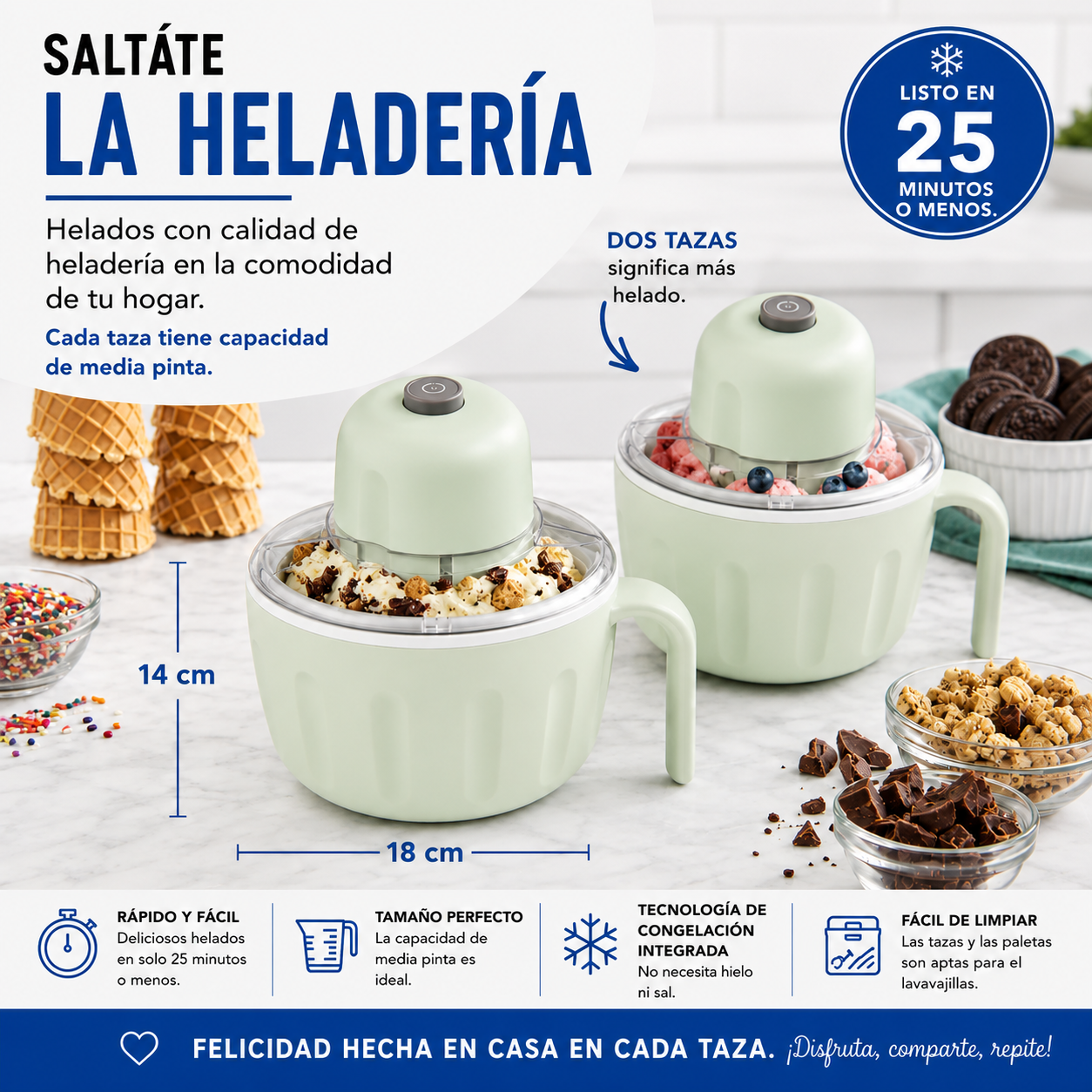 PolarMix™ - Máquina para Hacer Helados